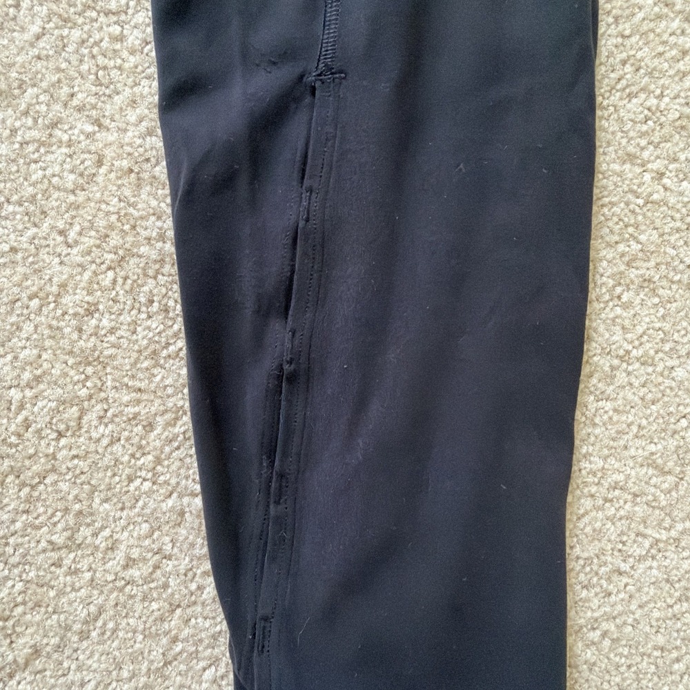 🍋EUC lululemon Unlimit HR Tight 25" Keyhole leggings Black 14 W5CPZS - Picture 7 of 8